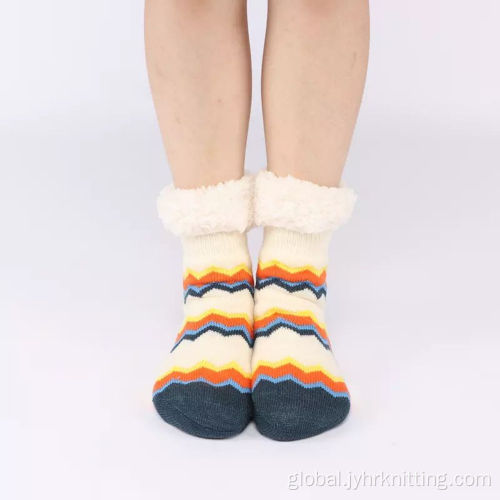 Fleece-lined Socks Winter Fluffy Fuzzy Fleece-lined Non-skid Plush Socks Factory